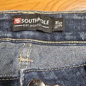 South Pole Blue Denim Men's Shorts
